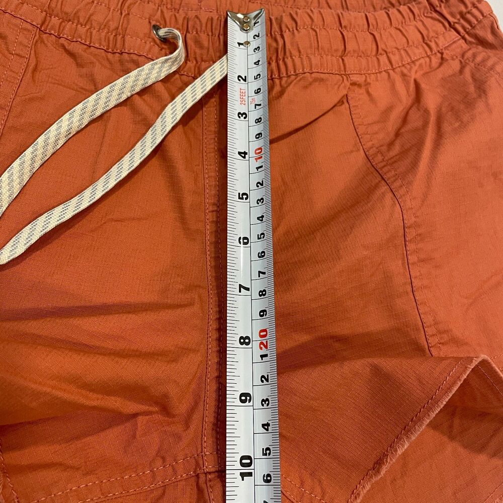 ~ VUORI Med Vintage Ripstop Short DuraTerra Rust Terracotta Womens Cut Off VW385 - Picture 7 of 16